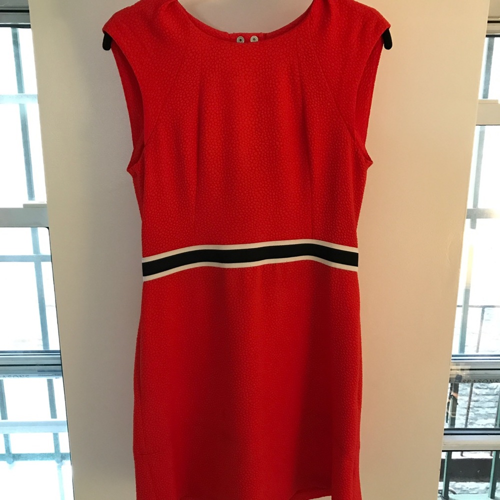 Sandro Coral Sleeveless Jersey Dress